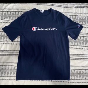 Champion Heritage Script Embroidered navy xl